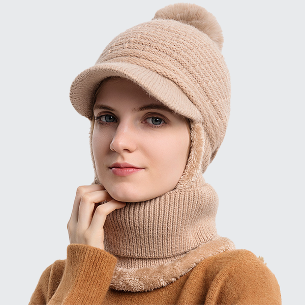 WOMEN'S KNITTED MOUNTAIN HAT/SCARF