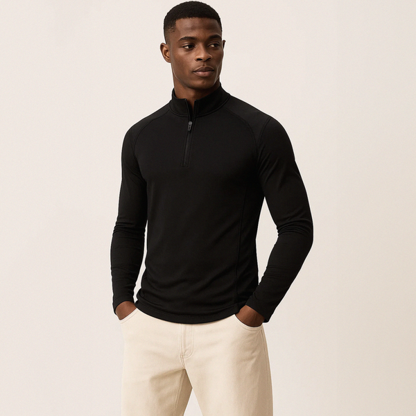MEN'S BLACK ICELOCK CORDILLARY THERMAL T-SHIRT