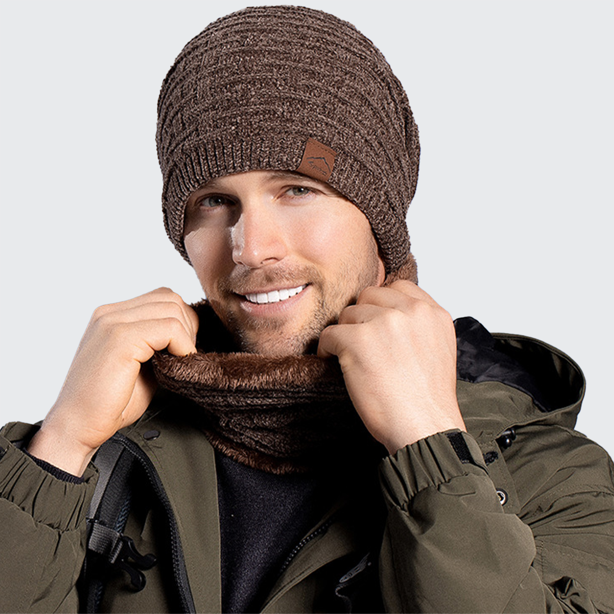 MOUNTAIN RANGE HAT &amp; SCARF SET