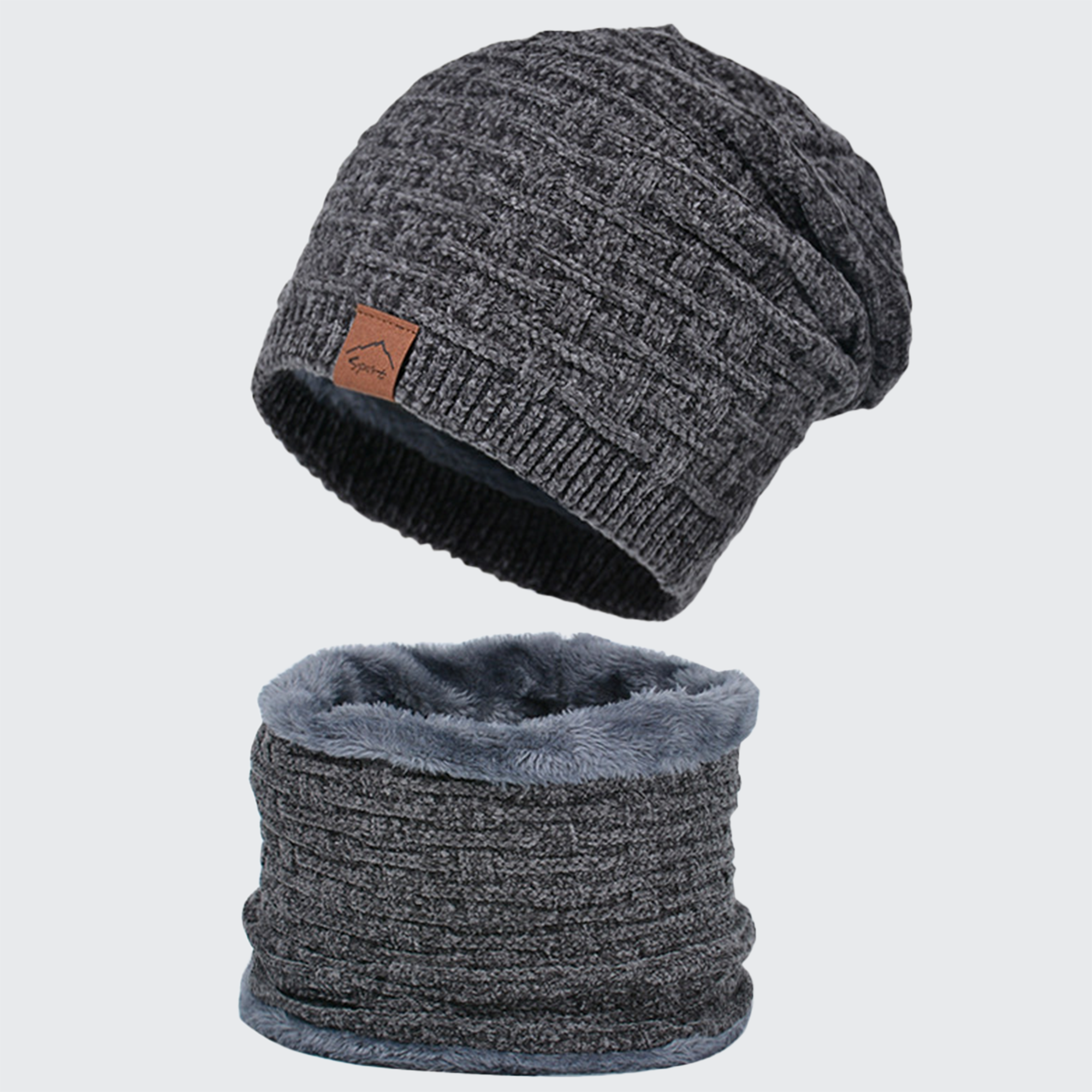 MOUNTAIN RANGE HAT &amp; SCARF SET