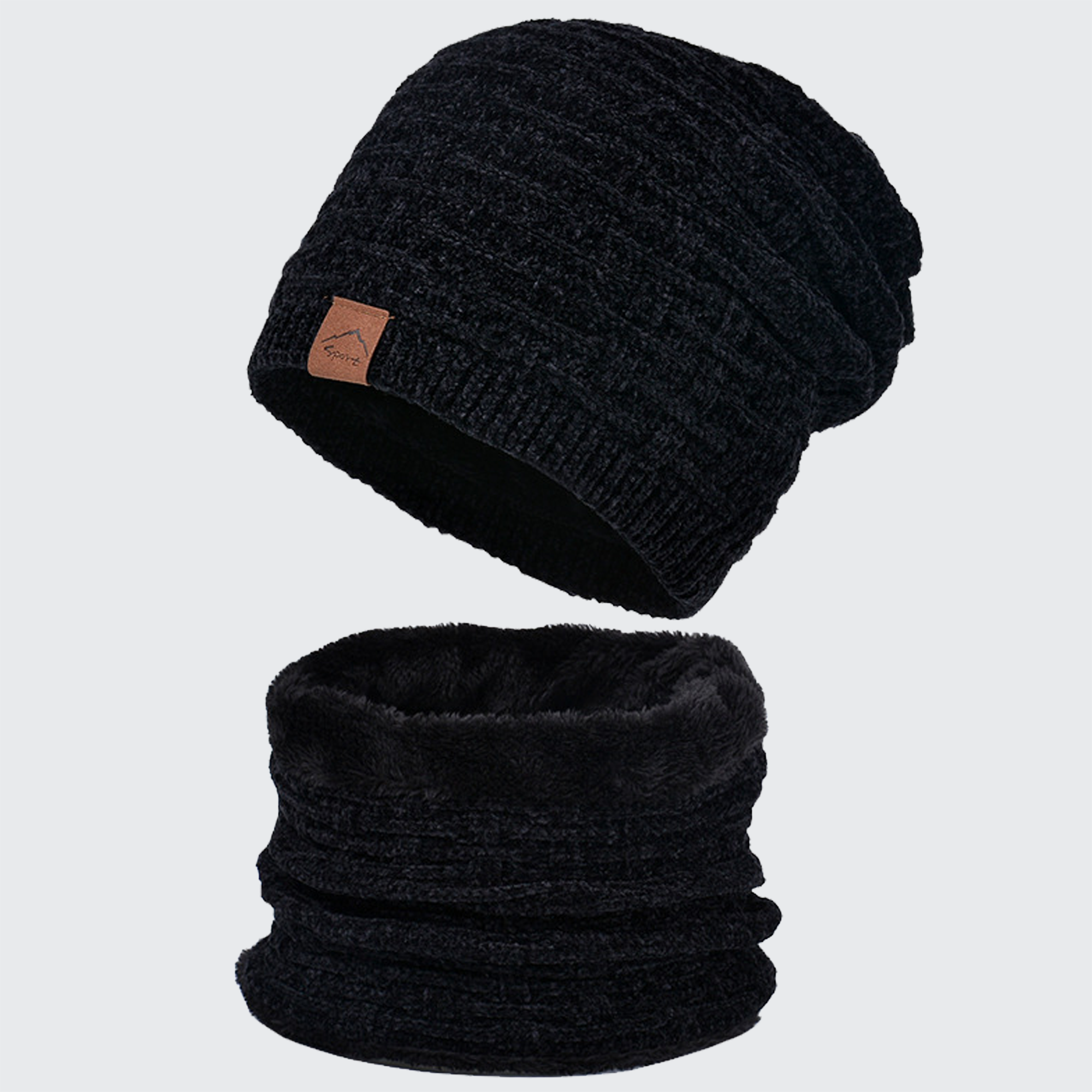 MOUNTAIN RANGE HAT &amp; SCARF SET